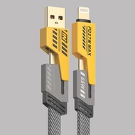 【現貨/4合1快充】倍魔 Bm-041 數據線(2m)｜四種組合：USB+Type-C 轉 Type-C+Lightning｜筆電手機高速傳輸｜蘋果安卓通用 (全新原裝行貨) ▎[In Stock/4