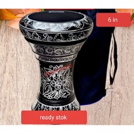 6 inch wooden darbuka, 6 inch stone pounder, suitable for children to learn to sholawat