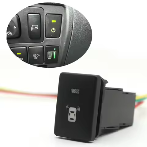 Accessories Car LED Light BSM Bar Music Radar Front camera Switch Button Power Supply For Toyota Cam