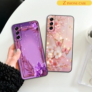 Samsung S21 / S21 FE / S21 Plus / S21+ Case with beautiful flower print Z Phone Case