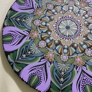 森語花祭 手繪曼陀羅 能量藝術 五行 客製 療癒開運 居家布置掛畫