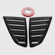 【Free-delivery】 2 Pcs Car Side Abs Deflector Vent Window Louver Side Scoop Louver Cover Trim Sticker