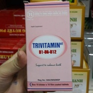 Vitamin 3B - Trivitamin B1-B6-B12 - box of 100 tablets
