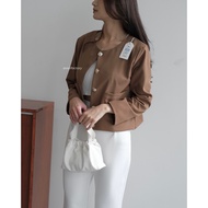 Sivali Claire Blazer - Korean Blazer Women Long Sleeve - Outer Blazer Oversized Formal Work