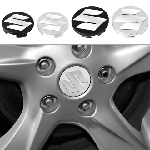 4Pcs Car Wheel Hubcap Rim Cover Badge Accessories For Suzuki Swift Jimny Grand Vitara Samurai Baleno