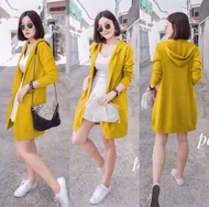 SKZ15 [ BISA COD ] - Cardi Hodie Oversize Rajut / Cardi Oversize Rajut Wanita / Cardigan Koreaan Sty