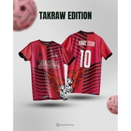 【 Free customization 】STL Sepak Takraw League Full Sublimation Jersey T-shirt