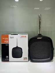 全新現貨 IDEALE CHEF 意美廚 Modish 鋼化鑄鋁28cm 單柄肉扒煎鍋（Grill Pan）IC17128G
