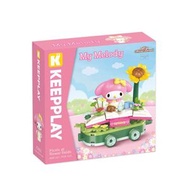 keeppley - Qman Sanrio characters花車巡游積木 My Melody花叢野餐