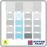 [Nippon Paint] 5 Liter Easy Wash Interior Wall Paint (Group 7)/ Easywash Blue Grey Gray / Cat Dinding Dalam Rumah Bilik