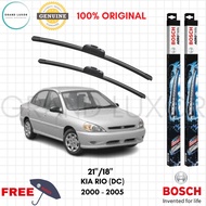 BOSCH AEROTWIN WIPER BLADE SET FOR KIA RIO (DC) 2000-2005 (21/18)