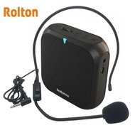 Rolton Headworn Microphone Loudspeaker Voice Amplifier Recorder Mic Speaker Audio Mini Wired Mikrofo