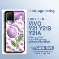 Vivo Y21 Y21S Y21A Cute 07 Case Latest Hardcase Softcase Glossy Princess Case JAYA