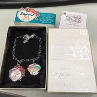 Sanrio 50th crystal charm collection bracelet watch hello kitty tabo twin star