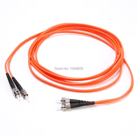 3M High Quality ST to ST Duplex Multimode 50/125 Fiber Patch Cord Orange Jumper Lead Cable for Local