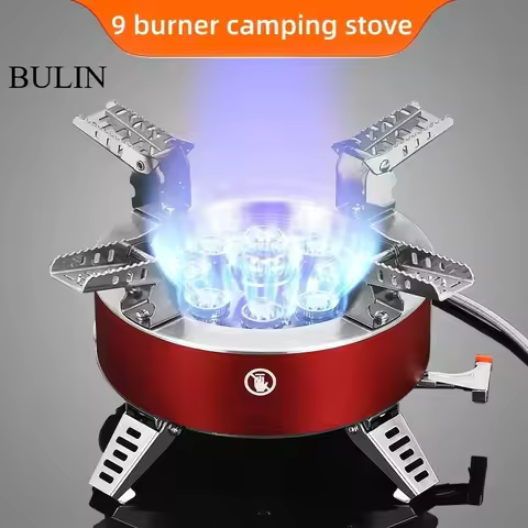 BULIN BL100-B18 Plus 9 Stove Seven/Nine Core Burner Camping Stove 18000W/23800W Super Firepower Outd