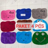 Pekanbaru Date 4 June 2026 - Package of 4 pcs Character Doormats - 4 pcs Character Doormats