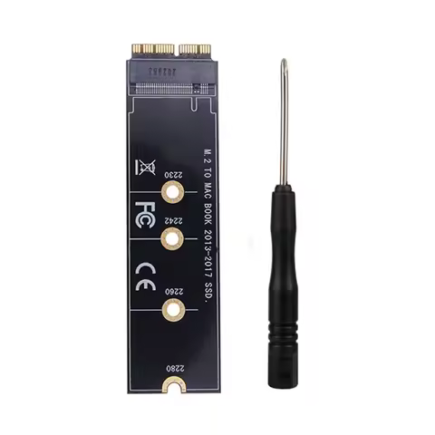For MacBook Air Pro 2013-2017 A1465 A1466 A1398 12+16Pin to NVME M-Key M.2 PCI-E 4.0 SSD Hard Drive 
