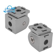 2 Pcs Aluminum Alloy Pivot Joint for Aluminum Extrusion Profile 2020 Series Flexible Pivot Joint 202