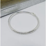 S925 sterling silver braceletS925纯银批花手镯