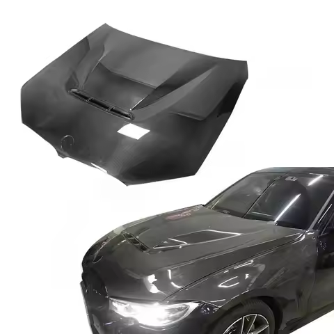 CS Style Bonnet Facelift Auto Carbon Fiber Vent Engine Hood For BMW 3 Series G20 G28 M340i 320i 325i