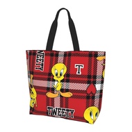 Disneys Tweety Bird Ladies Canvas Tote Bag Shoulder Bag Large Capacity Versatile Messenger Bag Casua