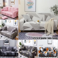 1/2/3/4 Seater Sofa Cover Seater Sofa Cover Dustproof Cover Sofa Cushion Cover Stretch Sofa Cushion Cover Protector