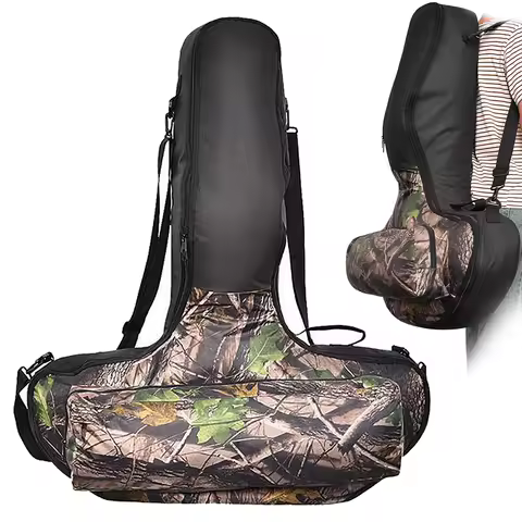 Tactical Crossbow Bag Camouflage Archery Crossbow Soft Case with Backpack Straps for Outdoor Hunting