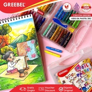 CODE R6Q GREEBEL Crayon Kids 36 Colors Kids Oil Pastel 36 KOP36 Crayon Set Professional Coloring