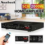 Sunbuck 5 Channel Power Amplifier Home Theater HiFi Karaoke Stereo Sound loudspeaker