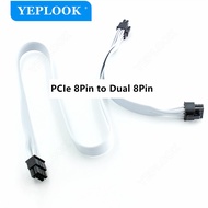 PCIe 8Pin to Dual 8Pin 6+2Pin GPU PSU Cable 60+20cm For Corsair RM750x RM850x RM1000i Power Supply W