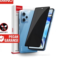 Best AMINO Anti Spy Tempered Glass For xiaomi 13T Poco F5 X3 NFC X3 Pro F4 GT F3 X5 1T Poco M4 Pro 12T Pro note 12 Pro 5G 11T Pro redmi note 11 Pro 5G 11S 12 redmi note 12 Redmi Note 9 Pro Anti-Scratch Fullcover Privacy Glass Most