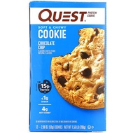 Quest Nutrition, Protein Cookie, Chocolate Chip, 12 Pack, 2.08 oz (59 g) Each