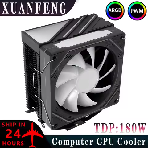 XUANFENG Durable Cpu Heatsink Compatible LGA2011 1200 1700 i5 x79 x99 AMD PC Cooler Processor 4/6 He