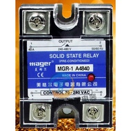 HB mager Genuine new original SSR Single-phase solid state relay 40A 220VAC-AC MGR-1 A4840 AC Contro