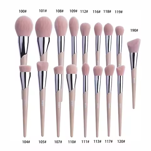 1pcs Makeup Brush Face Contour Powder Foundation Bronzer Cream Blush Eyeshadow Smudge Eyeliner Fashi