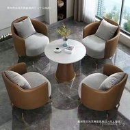 Beauty Salon Hotel Table Chair Single Combination Coffee Table Sales Office Sofa Table Chair Recepti