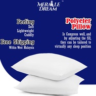 Pure Virgin Polyester Pillow 1kg/pc (Bundle 2 in 1)