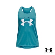 Under Armour UA Girls Tech™ Big Logo Tank อันเดอร์ อาร์เมอร์ เสื้อออกกำลังกายสำหรับเทรนนิ่ง สำหรับเด็กผู้หญิง