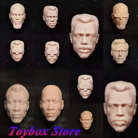 1/12 Deadpool Blade Man Wesley Snipes Super Hero Unpainted Head Sculpt Glasses Deign Model Accessory