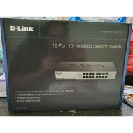D-Link Des-1016D Switch Hub Unmanaged | Dlink Des1016C rack mount iron