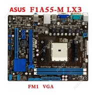 Outboard Plate Used Original Overmesa Asus F1A55-M LX PLUS  R2.0 A55 Socket FM1 DDR3 32G for A/E2 LX