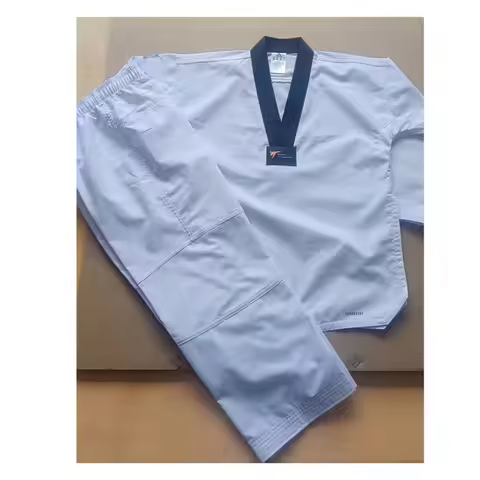 Karate Uniform TKD Battle Suit Adult and Children Competition Training Clothes Stitching Mesh Lightw