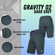 SHORT PANT GRAVITY 02 NEW SERIES PVR IND | CELANA PENDEK | MTB | SANTAI | PRIA WANITA | OLAHRAGA