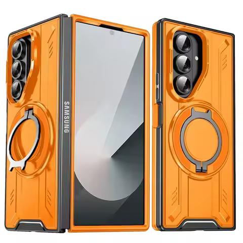 Armor Case For Samsung Galaxy Z Fold 7 5G Slide Camera Protection Phone Case for Galaxy Z Fold 6 Mag