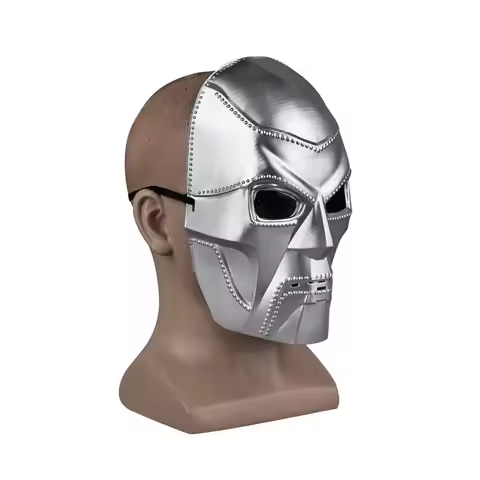 Game Cosplay Doctor Mask Superhero Victor Von Doom Costume Face Masks Halloween Party Prop4;v'5,f;6.