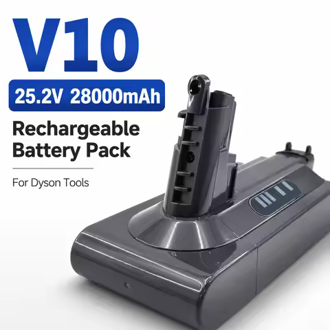 Rechargeable Li-ion Battery Pack for Dyson V6 V7 V8 V10 Vacuum Cleaner 21.6V 25.2V High Capacity Com