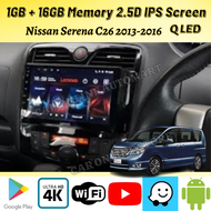 NISSAN SERENA C26 2013-2016 ~ MOHAWK T3L MS SERIES Q-LED 1GB+16GB 4K ANDROID PLAYER WITH CASING PLUG