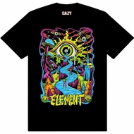 ELEMENT ILLUM SKATE T-SHIRT APPAREL SKATEBOARD COTTON COMBED - EAZY