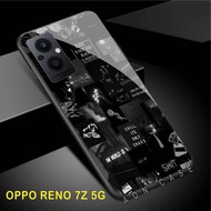 OPPO RENO 7 Z - SoftCase Glass Kaca - [ A50 ] - Pelindung Handphone Hp OPPO RENO 7 Z - Casing Hp OPP